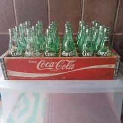 Vintage Coca-Cola 6 1/2oz. Carrier & 24 Bottles