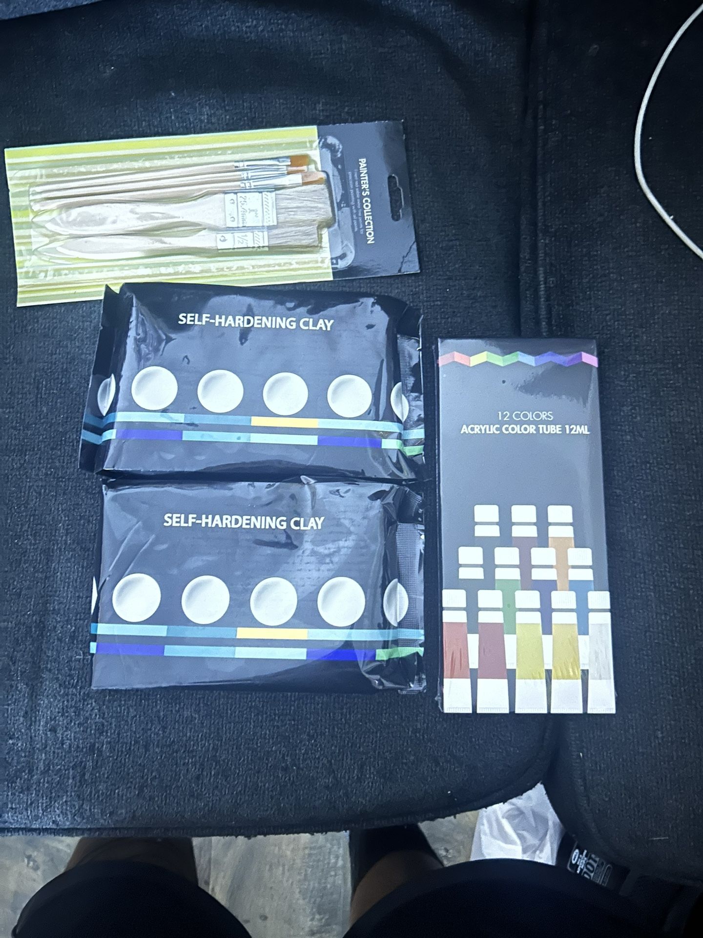  Hardening Clay And Acrylic Paint 