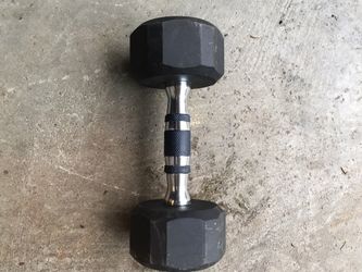 Rubber Coated Dumbbell