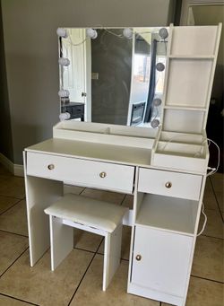 Vanity blanco