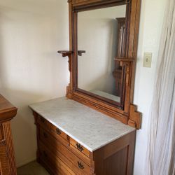 Marble Top Dresser