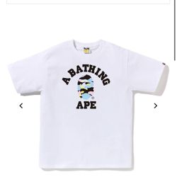 BAPE Multi Camp College Tee XL