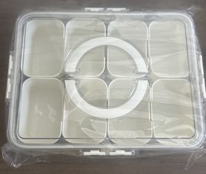 (3) NWT Charcuterie Divided Snackle Box