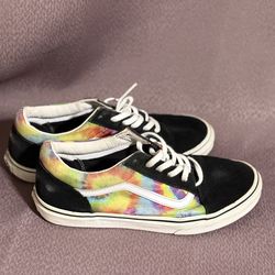 Vans Old Skool Tie‑Dye Sneakers – Juniors Size 6 (Women’s ~7.5)