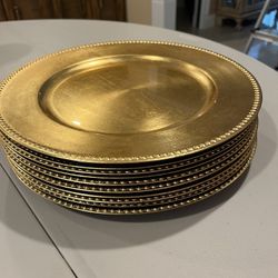 Gold Chargers - 10 