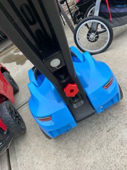 Blue Push Car