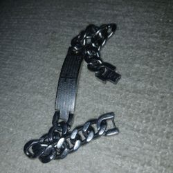 Stainless steel Bible verse bracelet