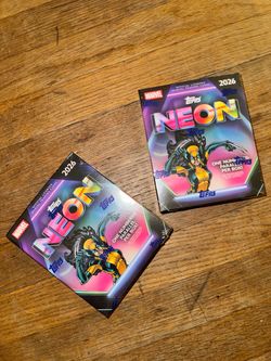 2026 Topps Marvel Neon Trading Card Mega Boxes (2)