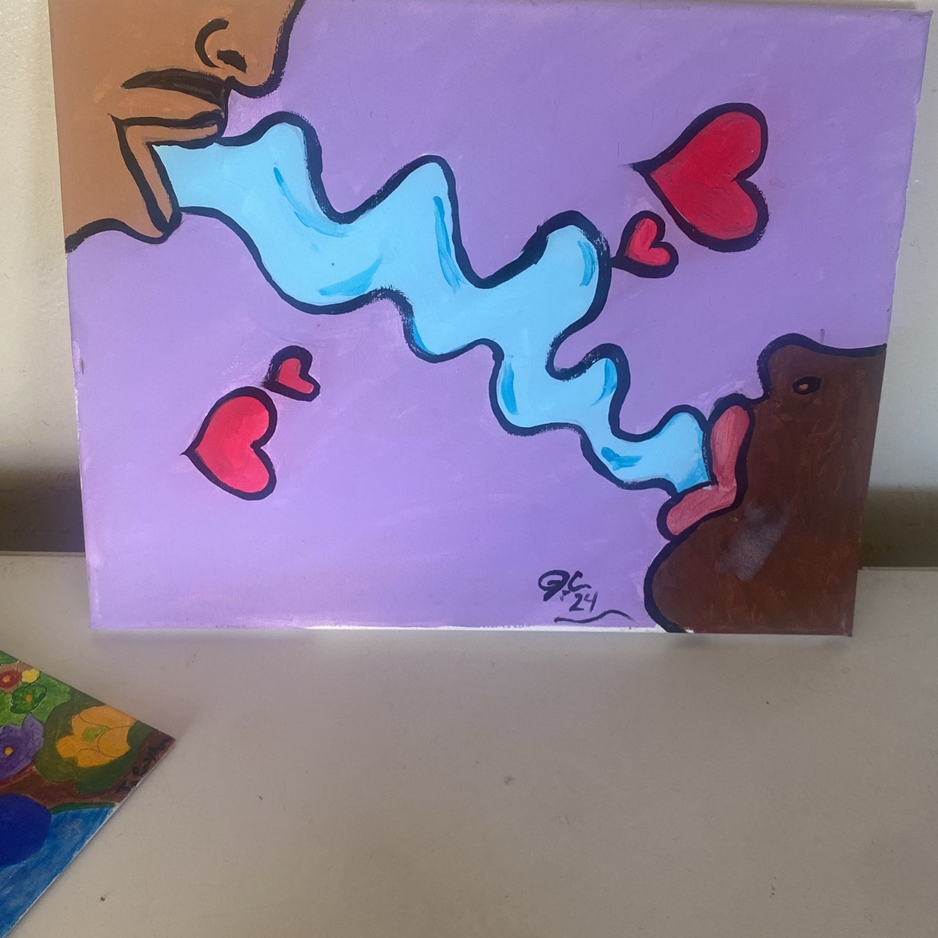 Original hand painted art