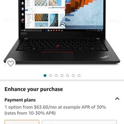 Lenovo 14” Think Pad For Trade