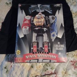 Vintage."MIGHTY MORPHIN"(Power Rangers The Movie. Deluxe’Ninja Mega Zord Movie Edition'.
