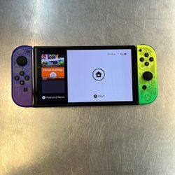 Nintendo switch OLED Splatoon 3 series, Doc not included just gain unit