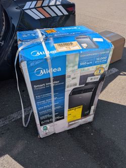 The Midea 12,000 BTU DUO Smart Inverter Portable Air Conditioner