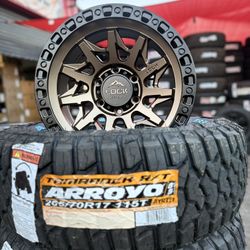 265/70/17 Paquete De Rines Y Llantas $1,500 , Tenemos Muchas Opciones 