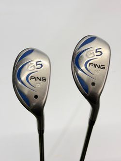 PING G5 Hybrid Set 16° 22° | Aldila NV Hybrid 85 Stiff | RH Golf Clubs