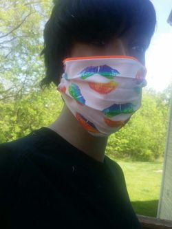 Summer Lips Face Mask