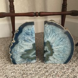 Large Blue Agate Geode