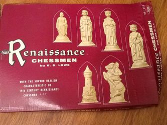 1959 Vintage Renaissance Chessman