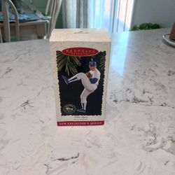 Hallmark "Nolan Ryan" Ornament And Trading Card. 