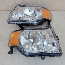 08-12 Ford Escape Headlights Luces Micas Calaveras Faros Faroles Focos Headlamps 