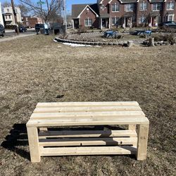 Homemade 2x4 Lumber Bench