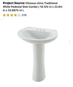 Pedestal Sink Combo