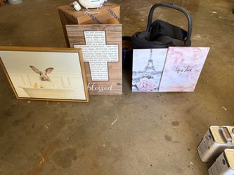 Four pieces of artwork for little girl FREE