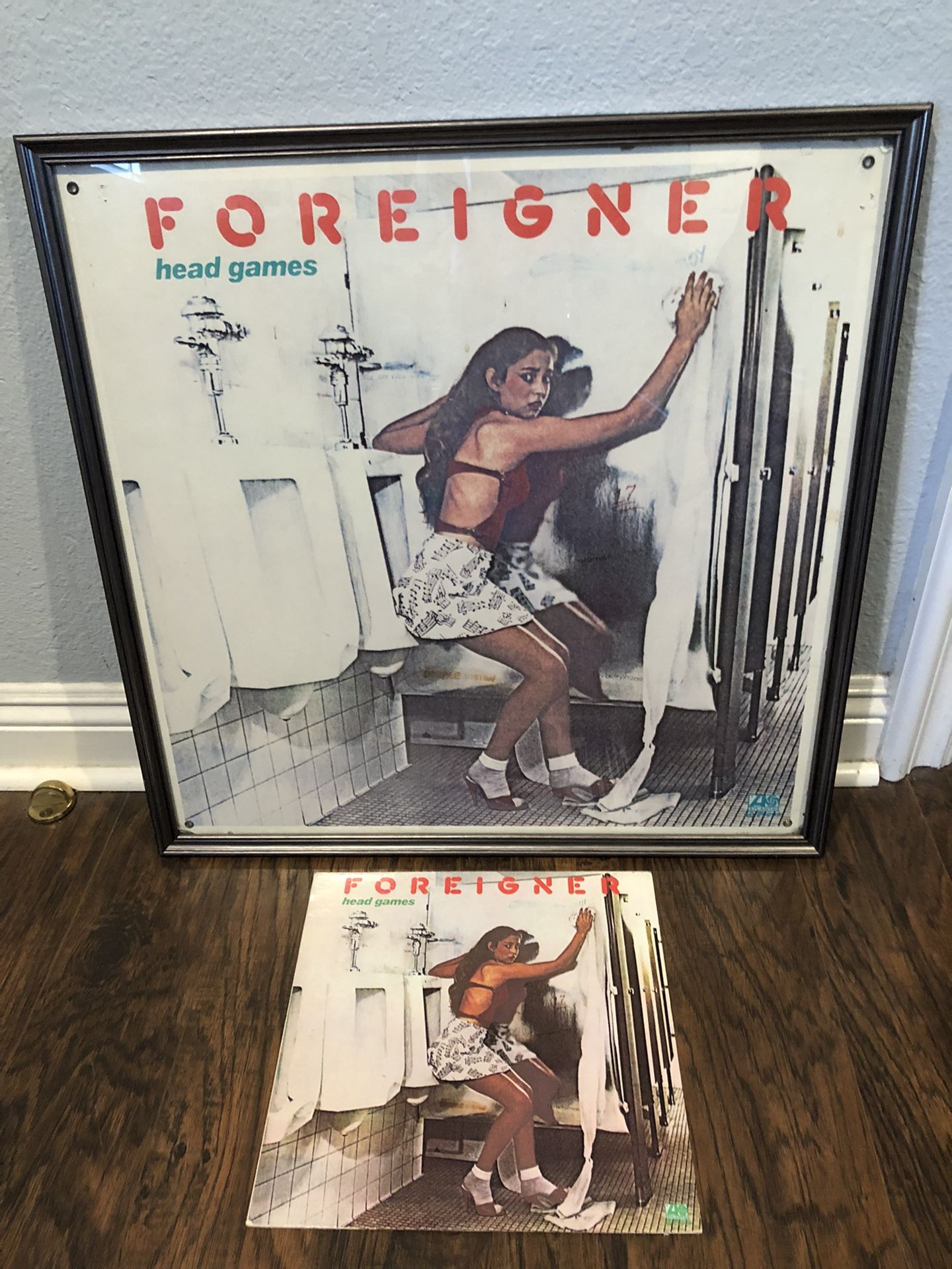 FOREIGNER HEAD GAMES Vintage poster 25x25