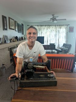 Antique singer model 66 sewing machine