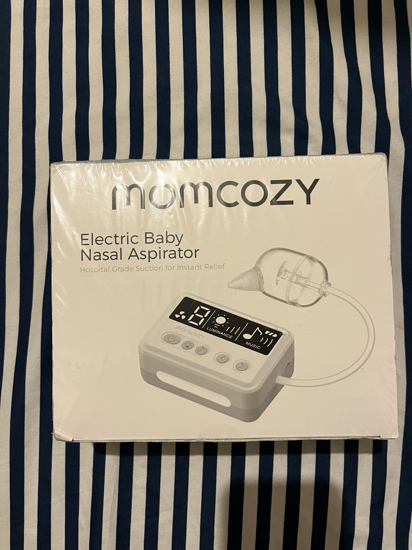 Momcozy Electric Baby Nasal Aspirator Hospital Grade Suction, New Sealed