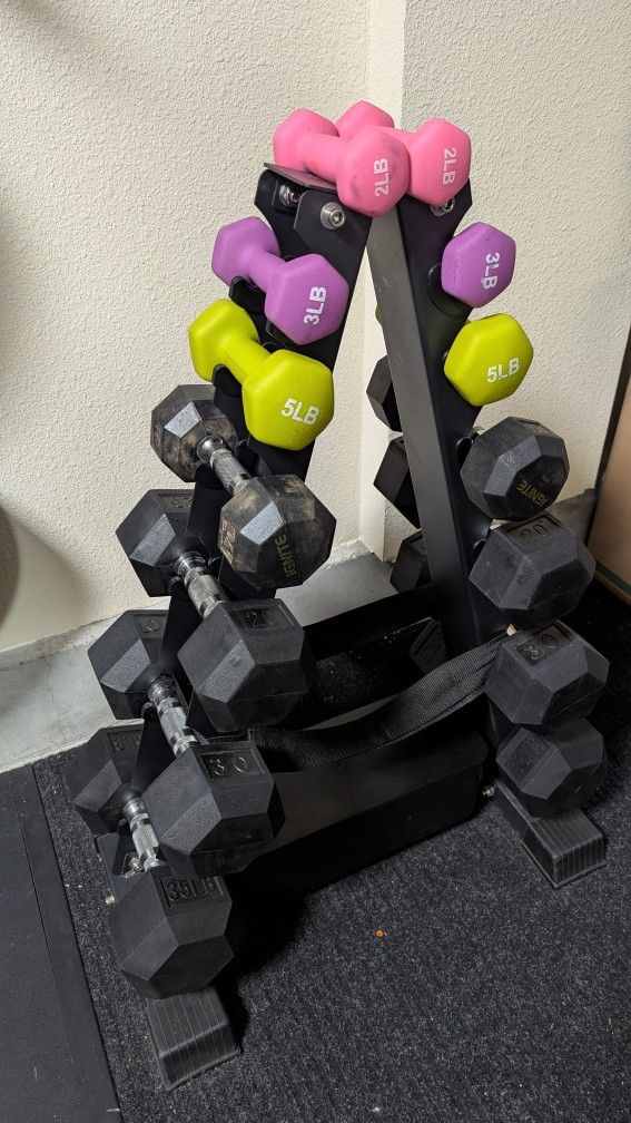 Dumbbell Weights Set 210lbs