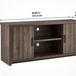 Mainstays TV Stand for TVs up to 65", Espresso