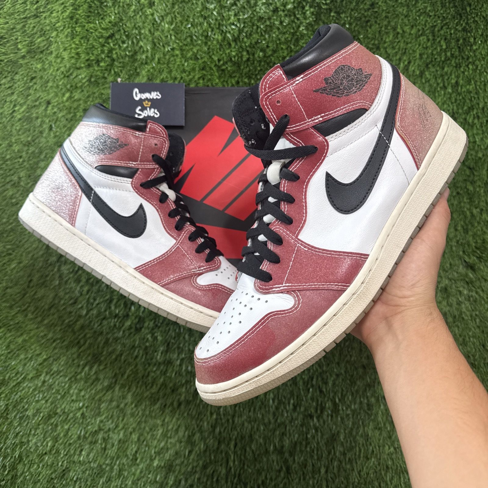 Jordan 1 High Trophy Room Size 12