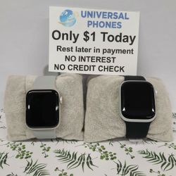 APPLE WATCH SERIES 6 40MM UNLOCKED NEW IN BOX $1 DOWN TODAY REST IN PAYMENTS.NO CREDIT CHECK 