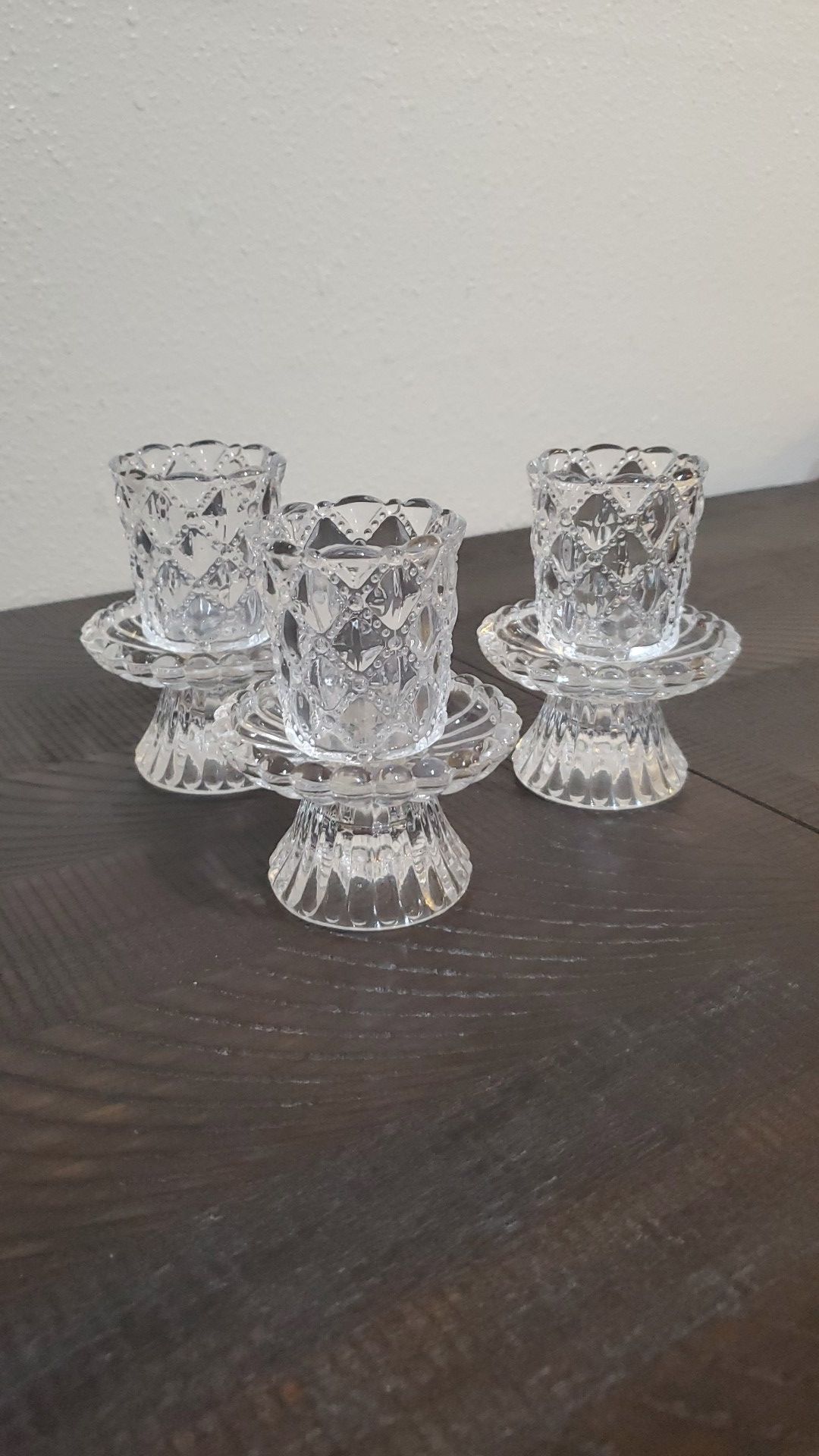 Glass Candle Holders