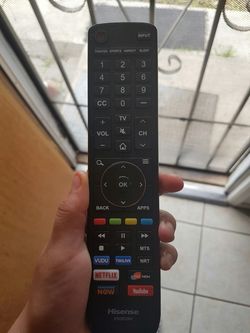 Hisense remote control