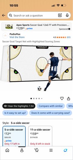 Soccer goal