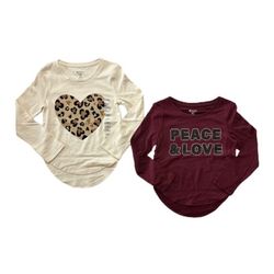 MEMBER'S MARK 2-PACK GIRL'S FAVORITE TEES NEW WITH TAGS SIZE 6/6X
