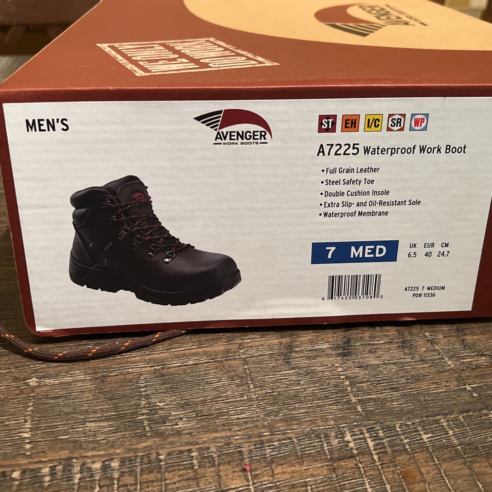 Steel Toe Work Boots 