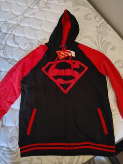 DC Superboy hoodie Red And Black