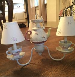 Tea party chandelier