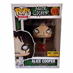 Funko Pop! Rocks Alice Cooper 69 Hot Topic Exclusive Straight Jacket + Protector