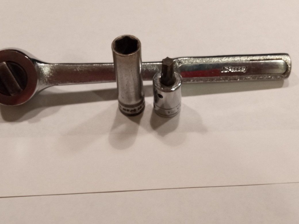 Two Snap-on Sockets 11 Metric. FTX 45A Both 3/8"