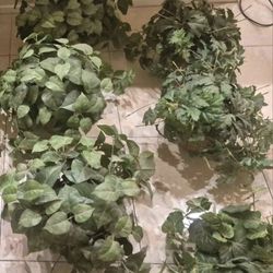 Artificial Faux Silk Plants in Pots for Indoor/Outdoor 2 Full Realistic Quality