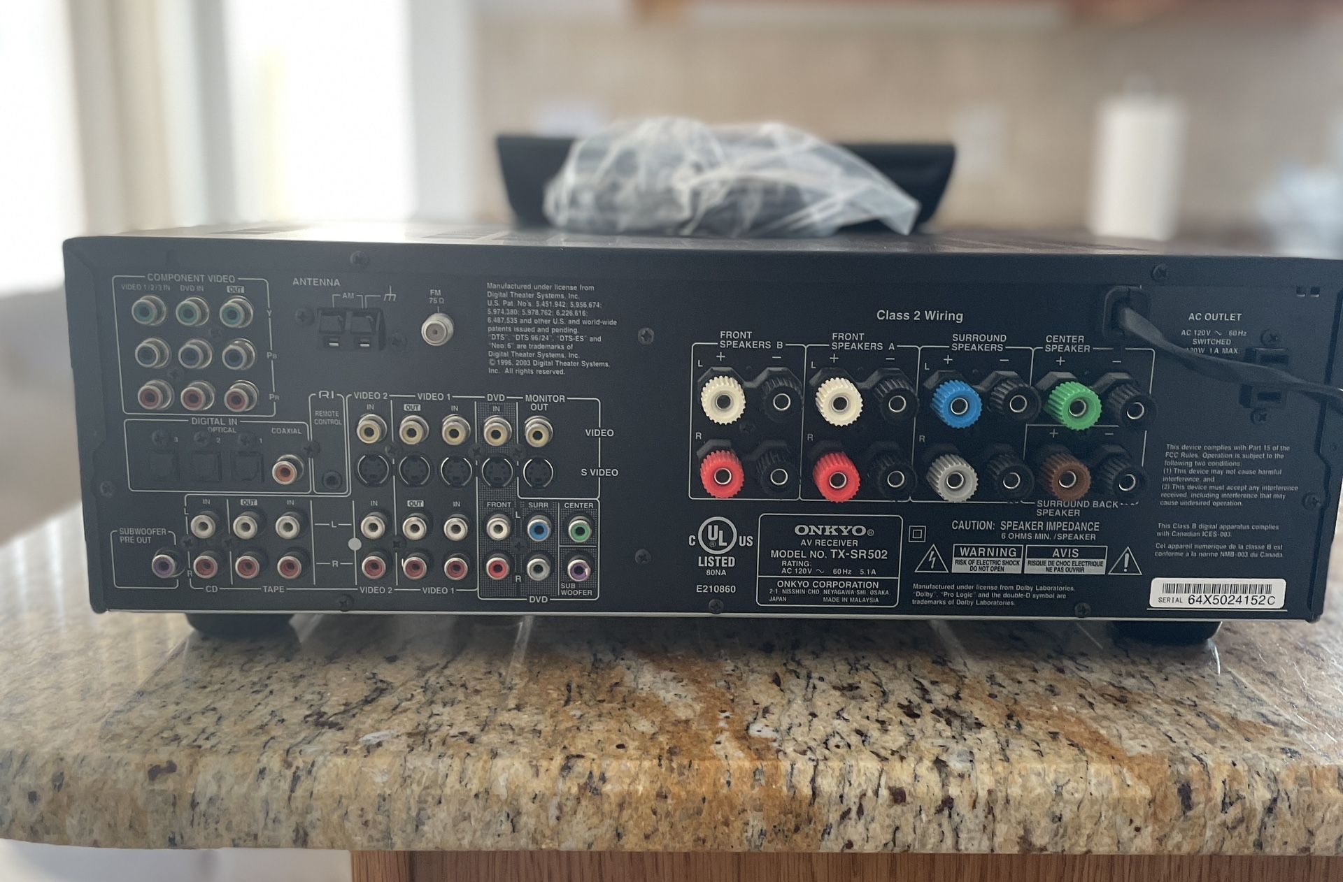 Onkyo Stereo Receiver