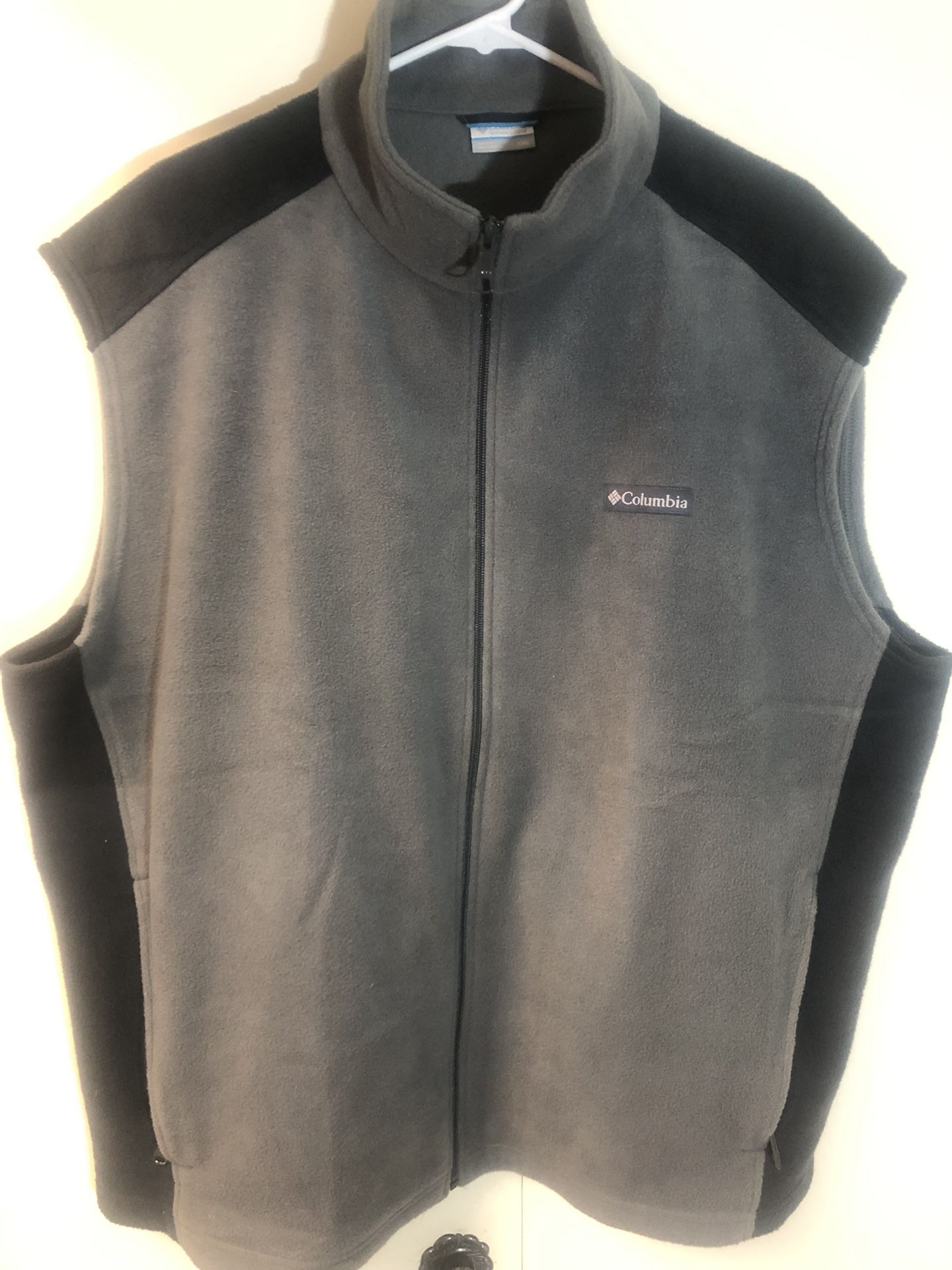 Columbia Fleece Vest XXL- Grey/black