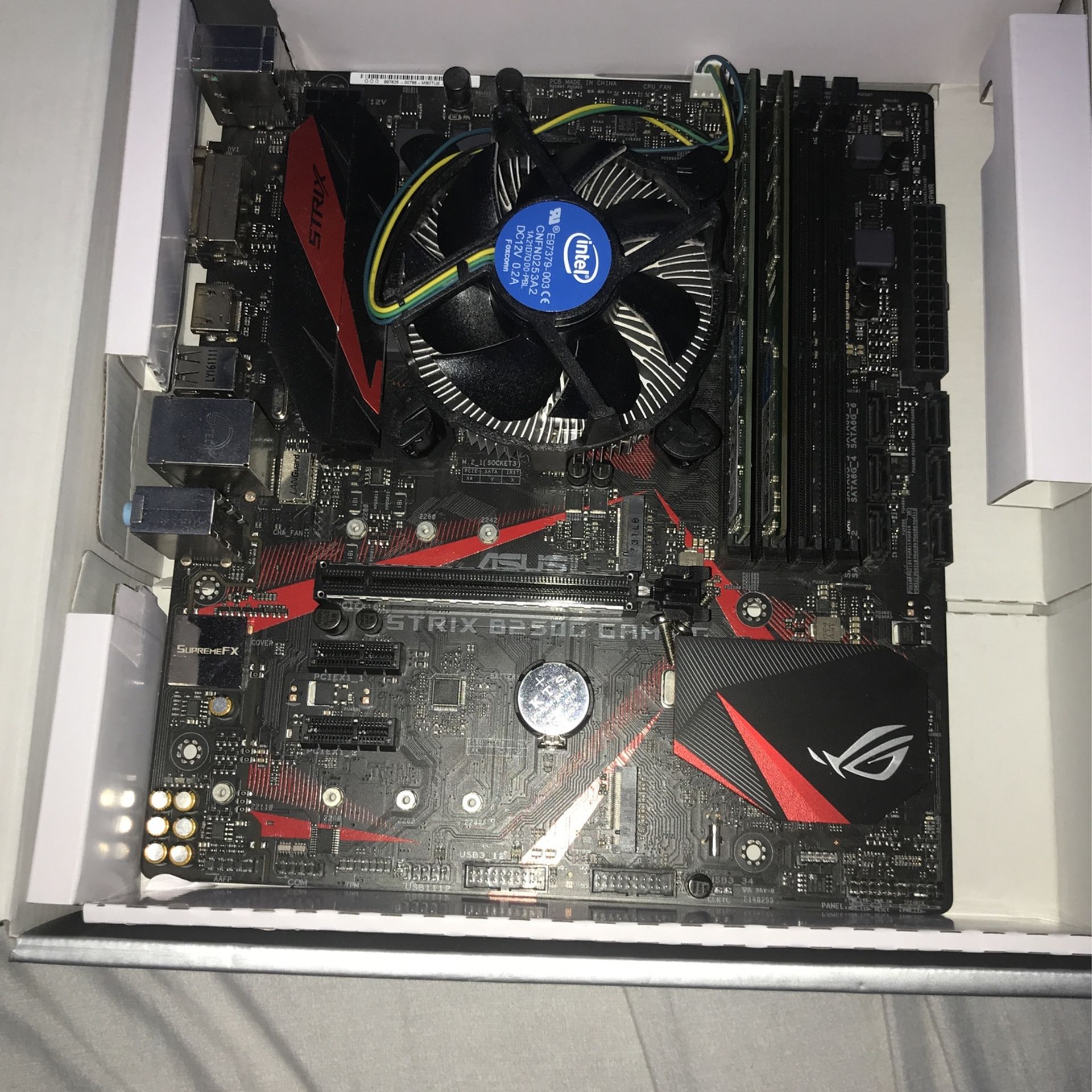Motherboard, CPU, Ram combo!!!- See description for details