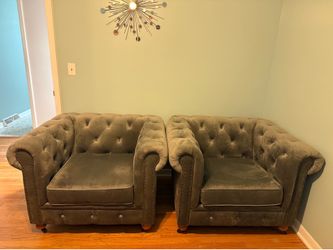 Two accent chairs