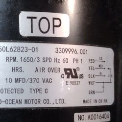 Rv -A/C Blower Motor "Dometic" New UnUsed In Box