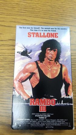 Rambo III VHS